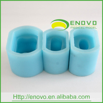 Molde permanente azul de borracha do dente do silicone do silicone de EN-G5 6Times único